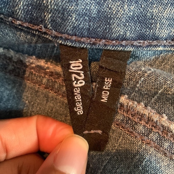 Nine West mid rise straight ankle denim jeans - Picture 6 of 10